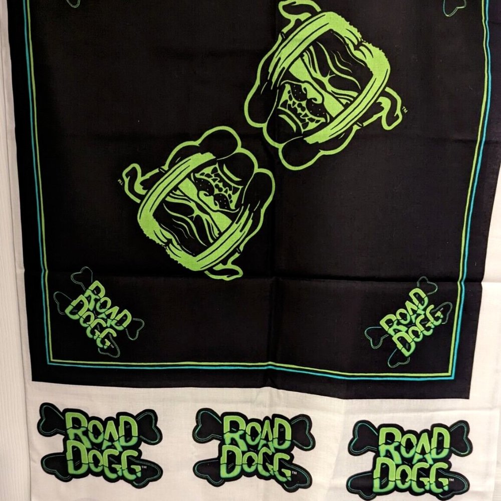 WWF Road Dogg Cranston Vintage Fabric Panel